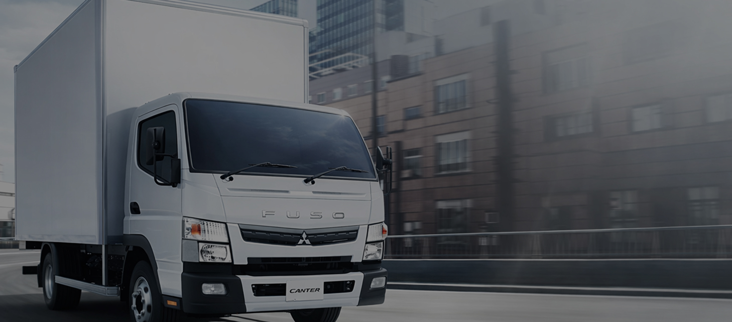 Image d'ambiance — camion FUSO en situation